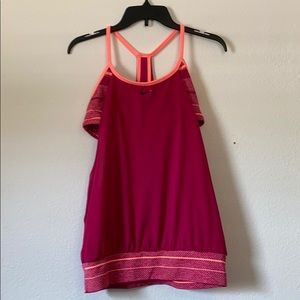 Nike swim Top with Built in Bra Size Large